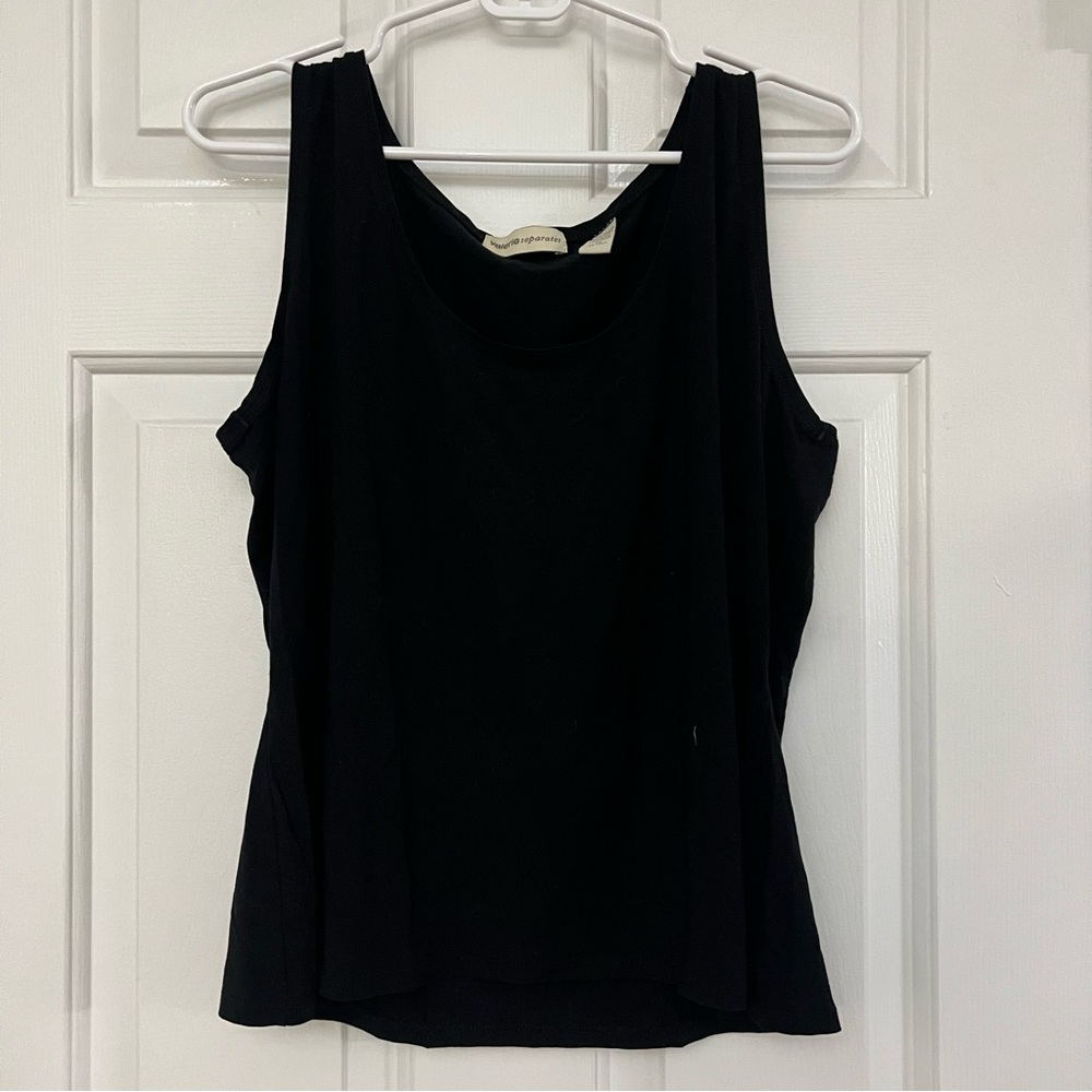 Valerie Separates Black Sleeveless Top